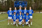 MLAX Team Photo  Wheaton College Men's Lacrosse Team Photo 2022. - Photo by Keith Nordstrom : Wheaton, Lacrosse, LAX, UNE